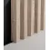 3D decorative slats, wooden strips for walls, ceiling, or partition wall (28x37 mm) (sonoma oak)