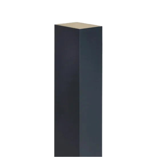 3D dekorativne letvice za zid, ukrasne, drvene, za pregradni zid (3x4 cm) (antracit)