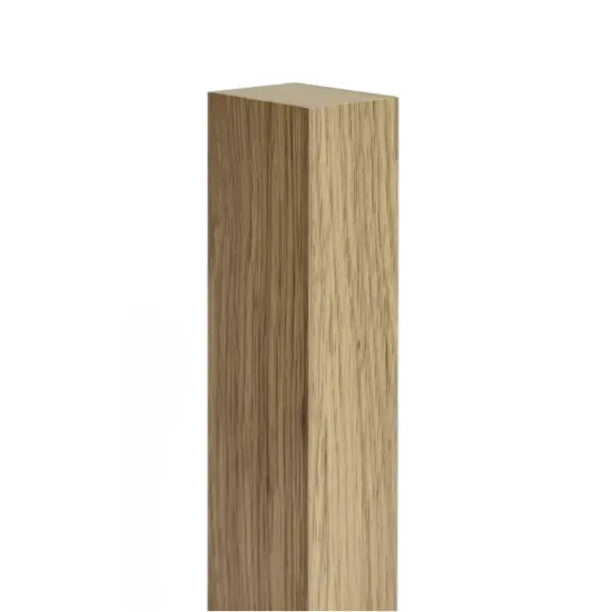 3D dekorativne letvice za zid, ukrasne, drvene, za pregradni zid (3x4 cm) (hrast)