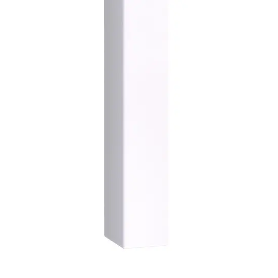 3D dekorativne letvice za zid, ukrasne, drvene, za pregradni zid (3x4 cm) (bijela)