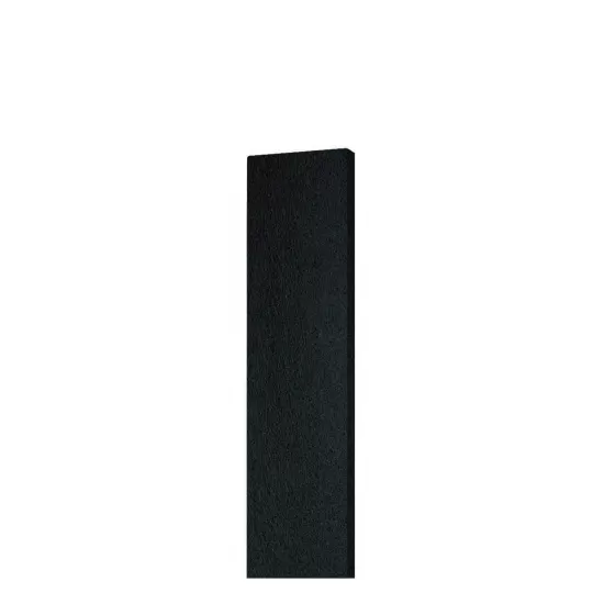 Črna letvica s filcom između letvica, 3x275cm