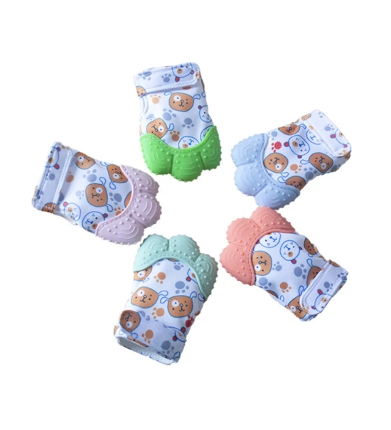 Otroška rokavica za zobe z grizalom