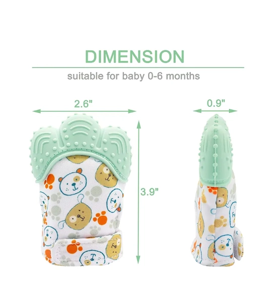 Otroška rokavica za zobe z grizalom