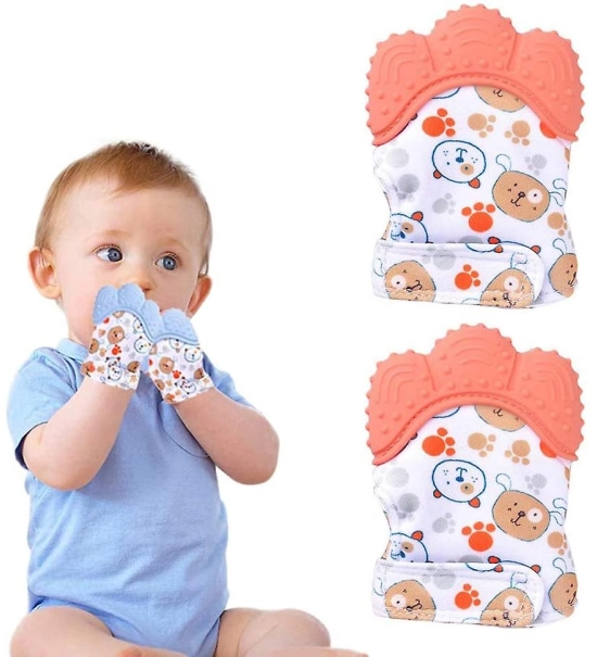 Otroška rokavica za zobe z grizalom