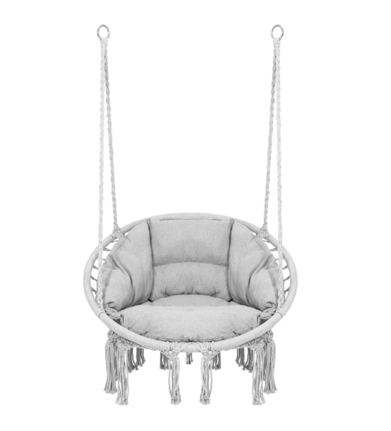 Vrtna gugalnica SPR0045, siva, do 150 kg