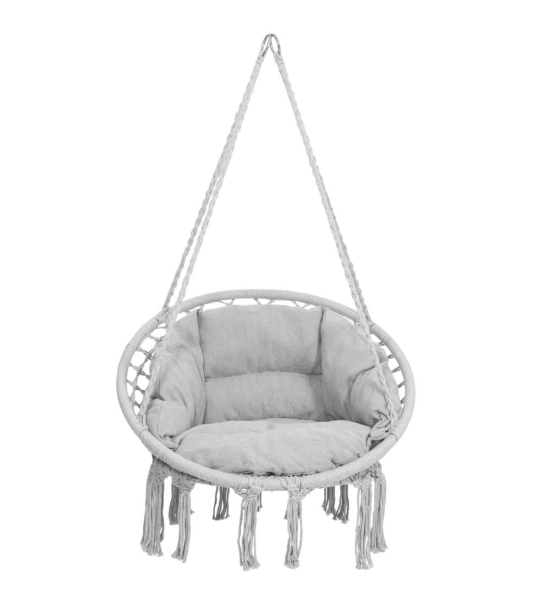 Vrtna gugalnica SPR0045, siva, do 150 kg