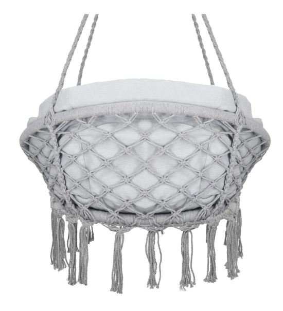 Vrtna gugalnica SPR0045, siva, do 150 kg