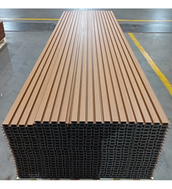 WPC wall cladding panel, board, WPC, 219x26x2900mm, brown (0.63 m2)