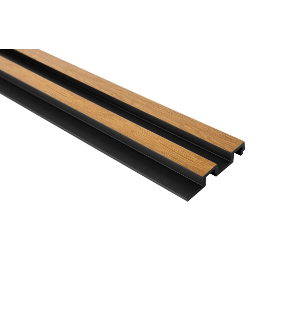 Dekorativni panel za kopalnico, hrast, LARGO, 12x270cm