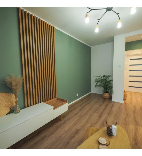 Tanka lamela za razmak, črna, 3cm široka, 275 cm višine