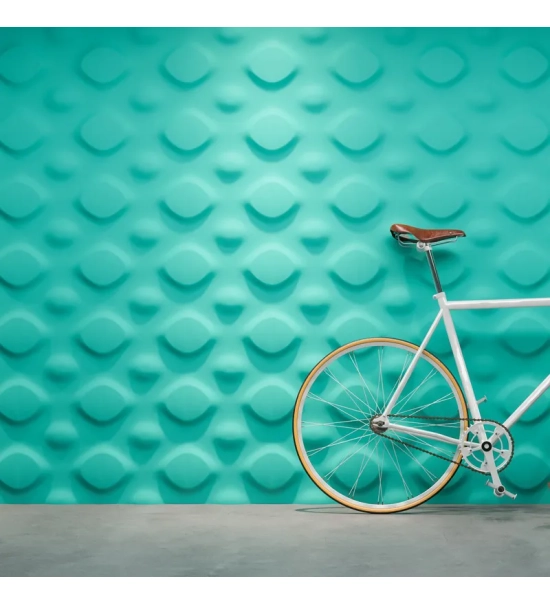 3D stenski paneli Blister, 80x100cm, mavec