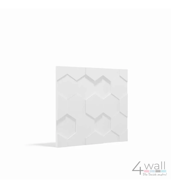 3D stenski paneli Honey, 70x80cm, mavec