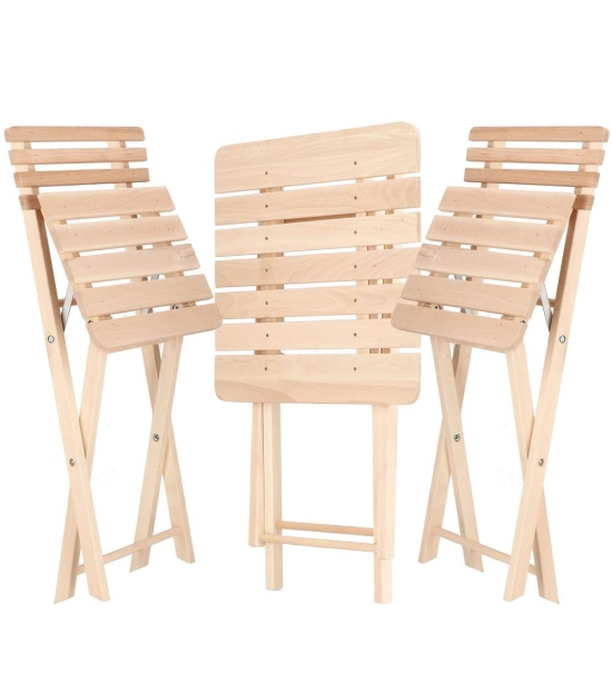 Balkonska miza in stoli za dve osebi