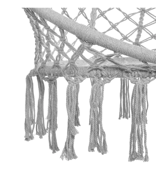 Vrtna gugalnica SPR0045, siva, do 150 kg