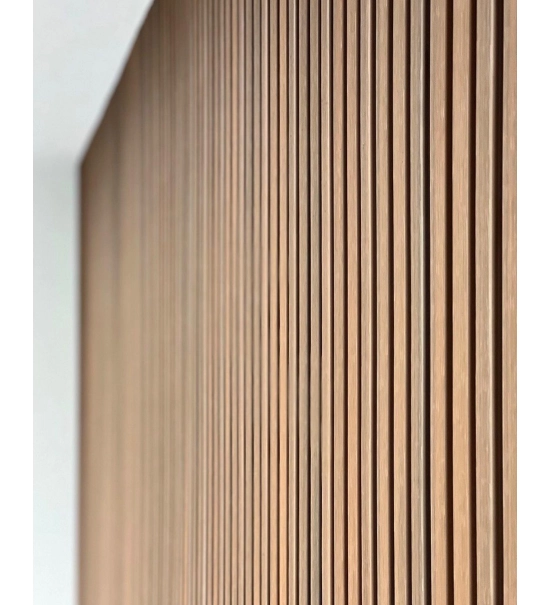 WPC wall cladding panel, board, WPC, 219x26x2900mm, brown (0.63 m2)