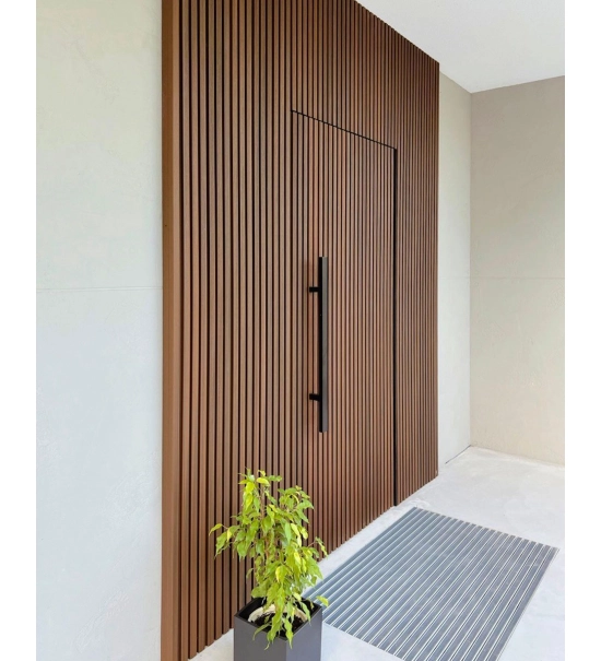 WPC wall cladding panel, board, WPC, 219x26x2900mm, brown (0.63 m2)