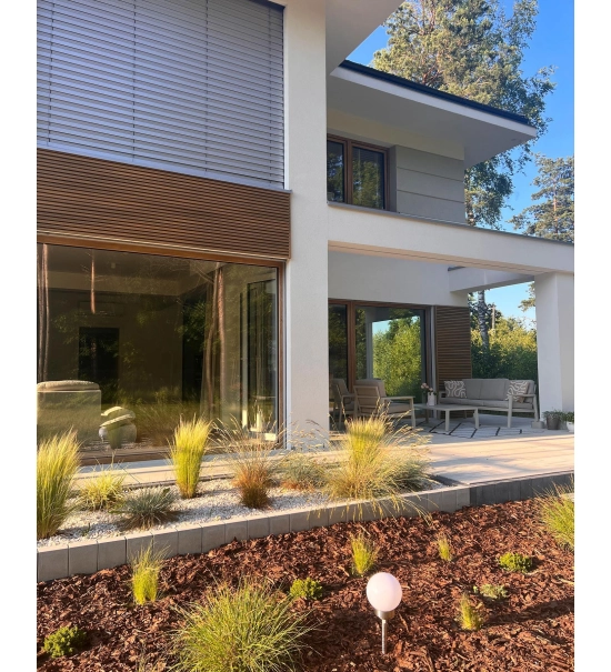 WPC wall cladding panel, board, WPC, 219x26x2900mm, brown (0.63 m2)