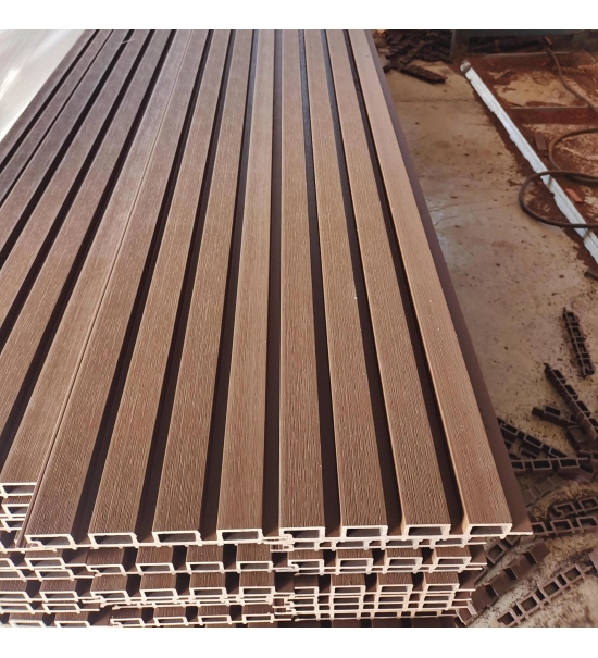 WPC wall cladding panel, board, WPC, 219x26x2900mm, brown (0.63 m2)