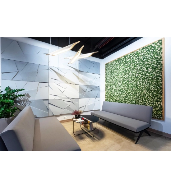 3D panel za steno, dekorativni beton, CRYSTAL PB 05