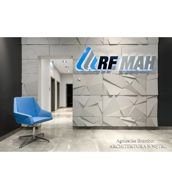 3D panel za steno, dekorativni beton, CRYSTAL PB 05