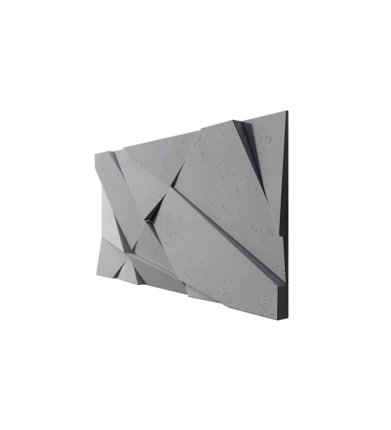3D panel za steno, dekorativni beton, CRYSTAL PB 05