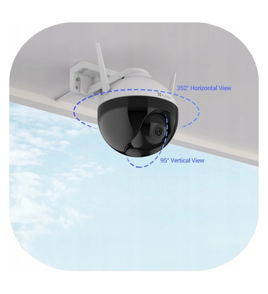 Full-HD EZVIZ C8C PTZ rotating outdoor camera