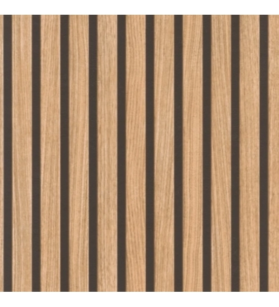 Tapete LESENI LAMELE Imitacija 3D DESK oreh, 53x300cm