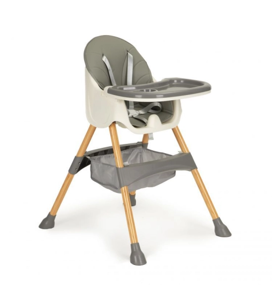 Hranilica za bebe 2v1, siva, NOAH