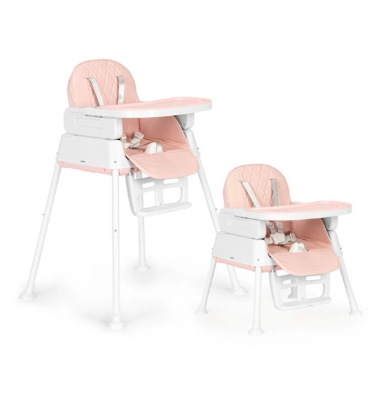 Otroški stol 2v1, roza, Ecotoys, 87x63x56cm