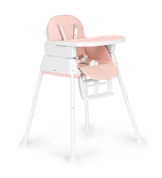 Otroški stol 2v1, roza, Ecotoys, 87x63x56cm