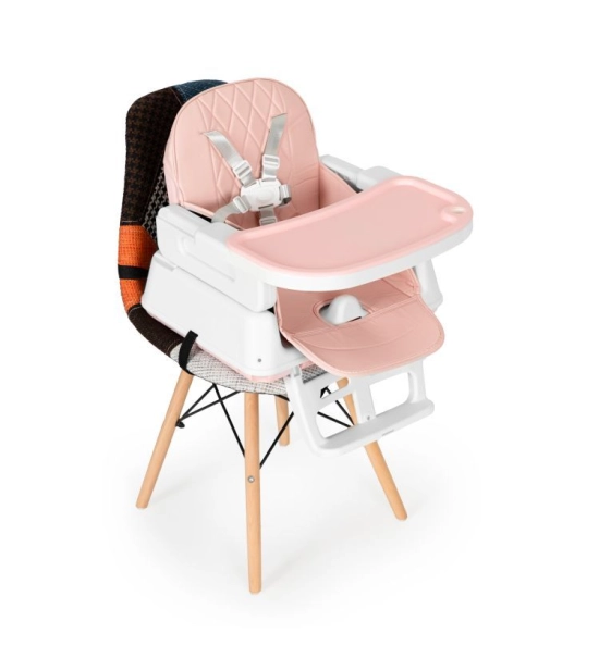 Otroški stol 2v1, roza, Ecotoys, 87x63x56cm