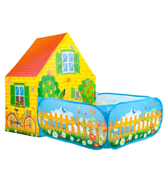 Otroška šotorska hišica bazen, Ecotoys, 150x110x90cm
