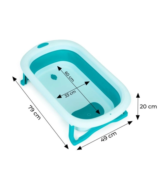 ​Zložljiva otroška banjica, zelena, Ecotoys