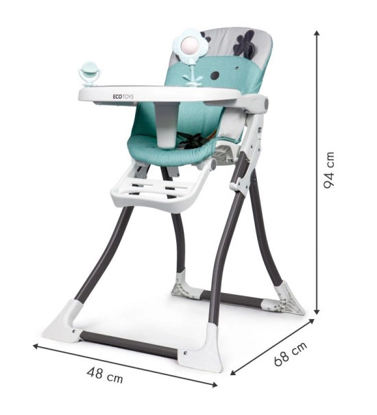 Otroški stol za hranjenje, Ecotoys, 94x68cm