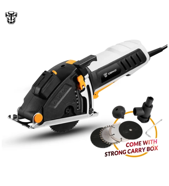 Mini ručna kružna pila s laserom, cirkular, 4 oštrice, odvod prašine, BMC BOX