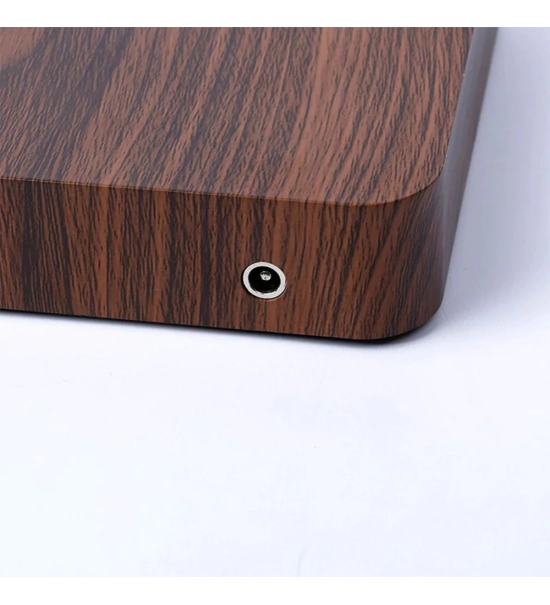 Floating levitation planter, Bonsai, walnut base