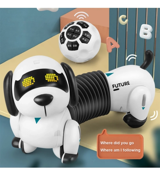 Robotski pas DOGGY, igračka za djecu, jazavčar, daljinski upravljač + praćenje