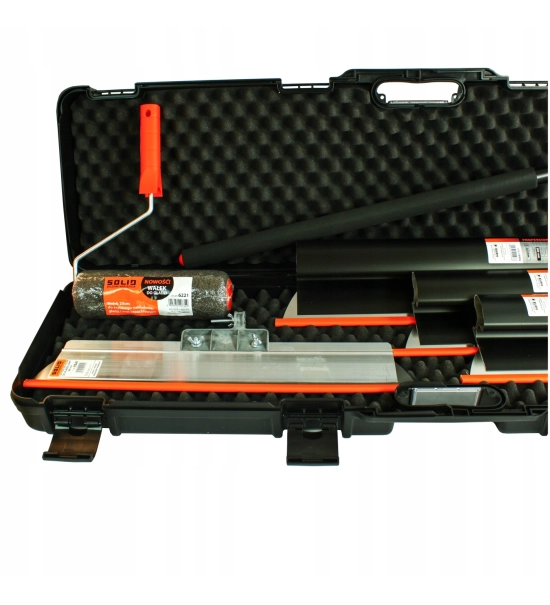 Komplet nožev za kitanje z mavčno maso in valjčkom v kovčku SOLID