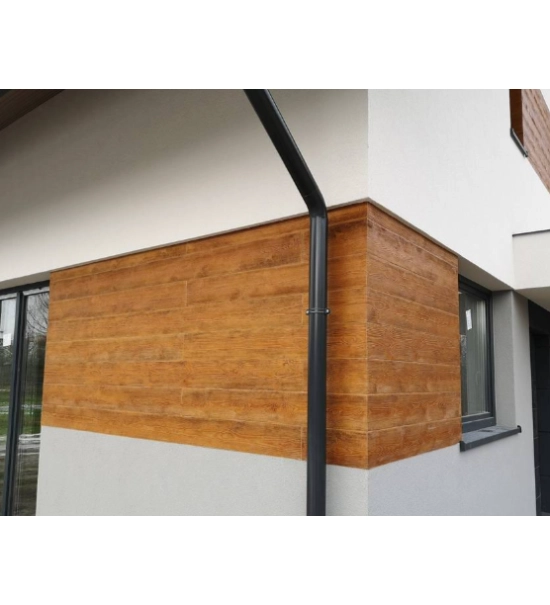 Fasadna obloga u roli, imitacija drveta, zlatni hrast, 260cm x 18 cm x 0,3 cm (0,47 m²)