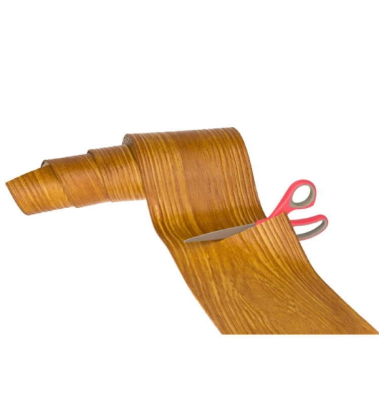 Fasadna obloga u roli, imitacija drveta, zlatni hrast, 260cm x 18 cm x 0,3 cm (0,47 m²)
