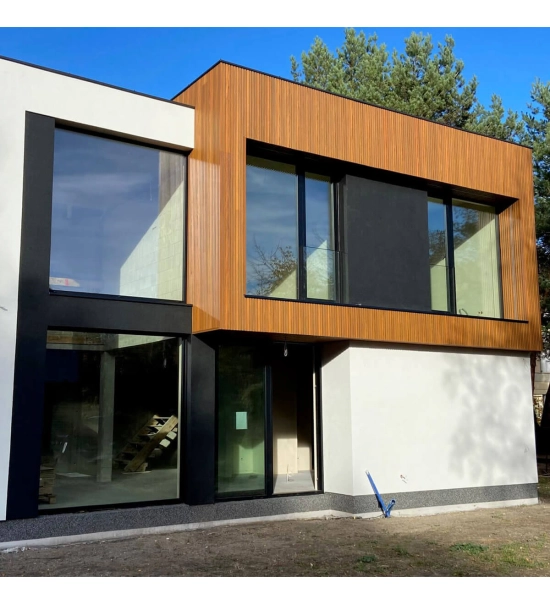 WPC wall cladding panel, board, WPC, 219x26x2900mm, golden oak (0.63 m2)