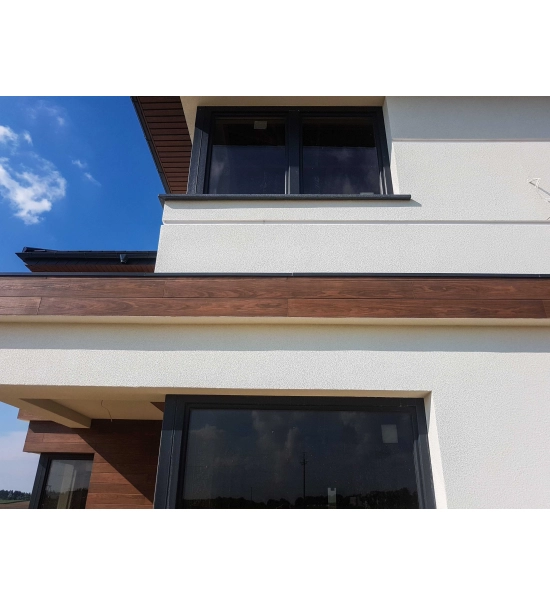 Fasadna obloga imitacija drveta, stiropor, sonoma hrast, 18 cm x 1,9 cm x 200 cm (0,36 m2)