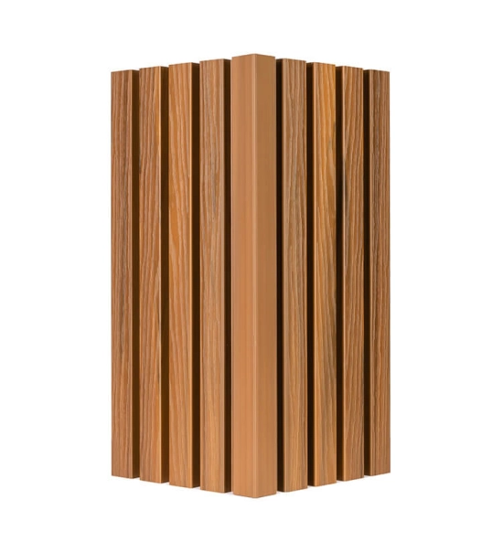 WPC wall cladding panel, board, WPC, 219x26x2900mm, golden oak (0.63 m2)