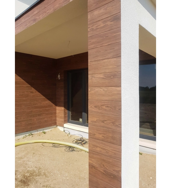 Fasadna obloga imitacija drveta, stiropor, hrast, 18 cm x 1,9 cm x 200 cm (0,36 m2)