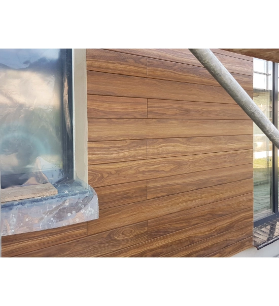 Fasadna obloga imitacija drveta, stiropor, hrast, 18 cm x 1,9 cm x 200 cm (0,36 m2)