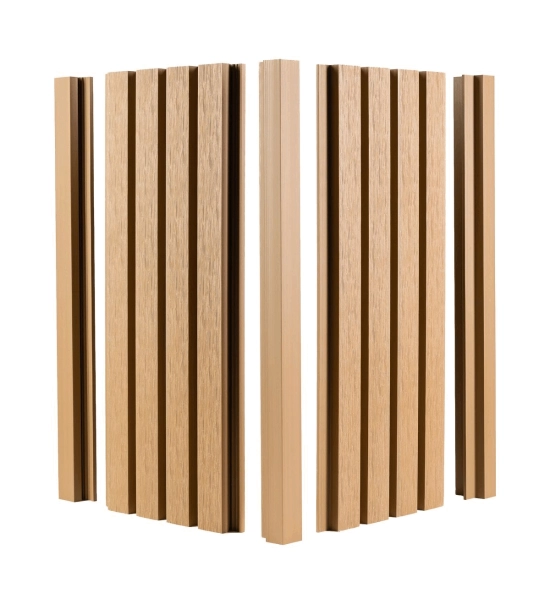 WPC vanjska zidna obloga, drvena fasada, 219x26x2900mm, hrast (0.63 m2)