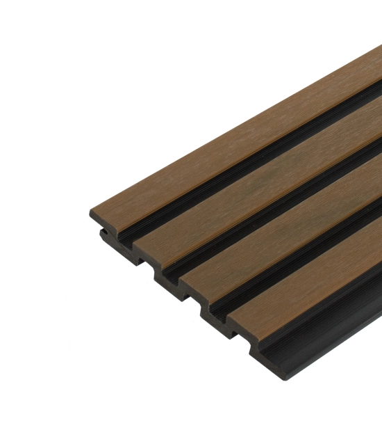 WPC homlokzati panel TEAK DUO, 176x2900mm (0.51 m²)