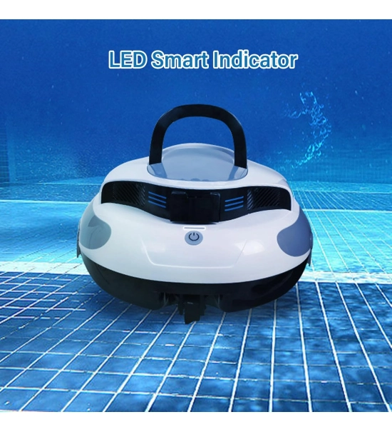 TUTTA baterijski robotski usisavač za bazen, 5000mAh baterija, IPX8 vodootporan, 100 min rada, do 3m dubine, do 93 m²