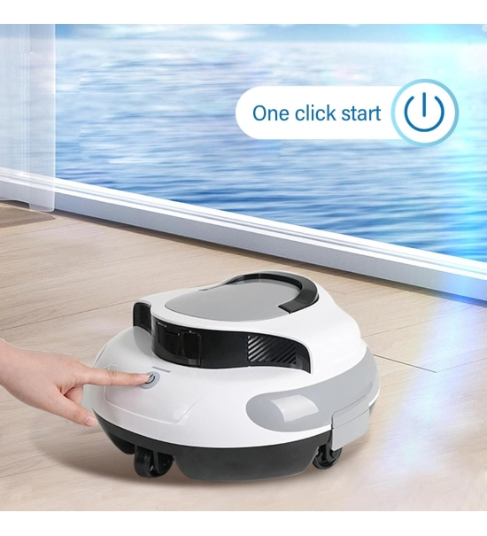 TUTTA baterijski robotski usisavač za bazen, 5000mAh baterija, IPX8 vodootporan, 100 min rada, do 3m dubine, do 93 m²