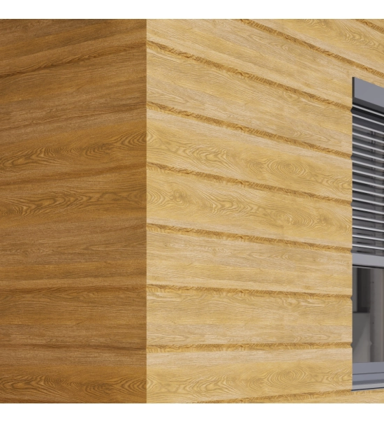 Fasadna obloga imitacija drveta, stiropor, winchester, 18 cm x 1,9 cm x 200 cm (0.36 m2)